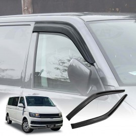 Weathershields for Volkswagen Caravelle T6, T6.1 2015-2024 Car Weather Shields Wind Deflectors Window Sun Visor