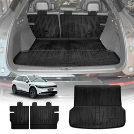 Boot Liner Kick Mats Set for Zeekr 7X 2025-Onwards All Weather Heavy Duty Cargo Car Trunk Back Seat Protector