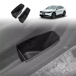 Door Side Storage Bin Box for Zeekr 7X 2025-Onwards Front Lower Door Storage Organizer Silicone Car Interior Accesories Set of 2