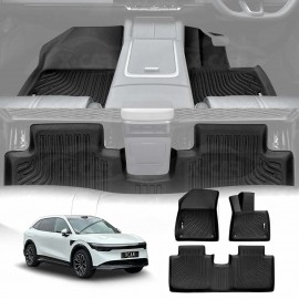 3D Floor Mats for Zeekr 7X 2025-Onwards Heavy Duty All Weather Car Carpet Liner Set Accessories