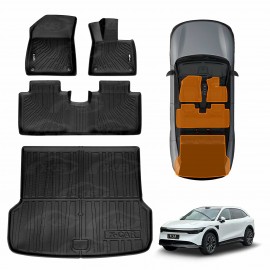 3D Floor Mats Boot Liner Set for Zeekr 7X 2025-Onwards All Weather Heavy Duty Cargo Car Trunk Luggage Tray