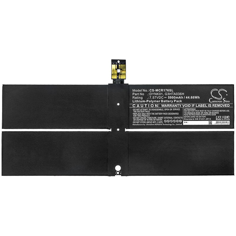 surface laptop battery