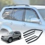 Weathershields for Toyota LandCruiser Prado 120 Series 2003-2009 Car Weather Shields Wind Deflectors Window Sun Visor