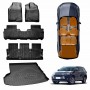 3D Floor Mats Boot Liner Set for Toyota Kluger 2014-2021 All Weather Heavy Duty Cargo Car Trunk Luggage Tray