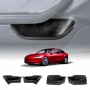 Tesla Model 3 Highland 2023-2025 Car Door Side Fully Cover Protector Storage Box Tray Organizer Accessories Front and Rear Set of 4