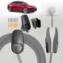 Charger Holder for Tesla Model Y L 6-Seat 2026-Onwards Charging Cable Organizer Wall Mount Adapter Connector with Chassis Bracket