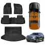 3D Floor Mats Boot Liner for Haval H6/H6 GT 2021-2025 All Weather Heavy Duty Cargo Car Trunk Luggage Tray