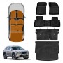 Floor Mat Boot Liner Back Seat Protector Combo for Nissan X-trail Xtrail T33 5 Seats 2022-2025 Heavy Duty Car Kick Mats Cover