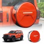 Orange Spare Wheel Cover with Stainless Steel Hoop for GWM Tank 300 2023-2025 Protective Tire Case Exterior Modification Accessories