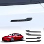 Tesla Model 3 Highland 2023-2025 Modified Trims Decoration Door Handle Protection Kit Matt Carbon Fibre Style Cover Wrap