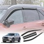 Stainless Weathershields for Nissan X-trail Xtrail T33 2022-2025 Car Weather Shields Wind Deflectors Window Sun Visor 4 Pcs