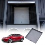 Center Console Organizer Mat for Tesla Model Y Juniper 2025-Onwards Grey Soft Silicone Non-Slip Pad
