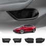 Door Side Storage Box for Tesla Model Y Juniper 2025-Onwards Full Cover Organizer Tray Front & Rear Door Pockets Accessories Set of 4