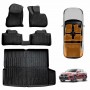 3D Floor Mats Boot Liner Set for BMW X2 U10 Series 2023-Onwards All Weather Heavy Duty Cargo Car Trunk Luggage Tray