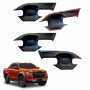 Door Handles Bowl Inserts Cover for ISUZU D-MAX DMAX Dual Cab 2020-2025 Matt Black protector