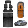 3D Floor Mats Boot Liner Set for BYD SEALION 7 SEALION7 2025-Onwards All Weather Front Trunk Cargo Kick Mats Back Seat Protector Cover