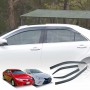 Premium Weathershields for Toyota Camry 2012-2017 Car Weather Shields Wind Deflectors Window Sun Visor 4-Piece Set