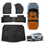 3D Floor Mats Boot Liner for Toyota Corolla Cross 2022-Onwards All Weather Heavy Duty Cargo Car Trunk Luggage Tray