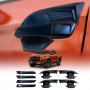 Door Handles Bowl Inserts Cover for ISUZU D-MAX DMAX Dual Cab 2020-2025 Matt Black protector