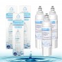 3 Pack Replacement Water Filter Cartridge for LG LT800P Refrigerator