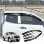 Weathershields for Isuzu DMAX D-MAX Space Cab 2020-2025 Car Weather Shields Wind Deflectors Window Sun Visor 4-Piece Set