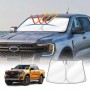 WindScreen Sun Shade for Ford Next-Gen Ranger 2022-2025 Blocks UV Rays Foldable Custom Wind Screen Sun Visor Protector