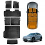 3D Floor Mats Boot Liner Set for Geely EX5 2025-Onwards All Weather Heavy Duty Toolbox Cargo Car Trunk Back Seat Kick Cover Luggage Tray