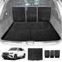 Boot Liner Back Seat Protector for Mercedes-Benz GLE 7 Seater 2018-Onwards All Weather Heavy Duty Cargo Car Trunk Kick Mats