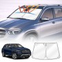WindScreen Sun Shade for Mercedes-Benz GLE 2018-2025 Blocks UV Rays Sun Visor Protector Foldable Sunshade