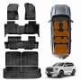 3-Pcs Boot Liner & Floor Mats for GWM Tank 500 Tank500 2024-2025 Heavy Duty Cargo Trunk Mat Luggage Tray