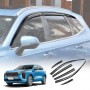 Weathershields for Haval Jolion 2021-2024 Car Weather Shields Wind Deflectors Window Sun Visor 6 Pcs