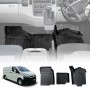 3D Front Floor Mats for Toyota HiAce Van 2019-2025 Heavy Duty All Weather Car Mat Floor Liner