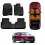 3D Floor Mats for Honda CRV CR-V RS Series 2023-2025 Heavy Duty All Weather TPE Car Mats Carpet Liner Set