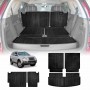 Boot Liners Set for Isuzu MU-X MUX 2013-2021 All Weather Heavy Duty Car Back Seat Protector Kick Mats 3-Pcs Trunk Cargo