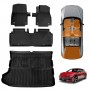 3D Floor Mats Boot Liner for Kia EV6 EV 6 2021-2025 All Weather Heavy Duty Cargo Car Trunk Luggage Tray
