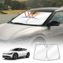 WindScreen Sun Shade for Kia EV6 2021-2025 Blocks UV Rays Foldable Custom Wind Screen Sun Visor Protector