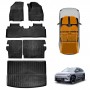Floor Mats Boot Liner Set for Kia EV3 2025-Onwards All Weather Heavy Duty Car Trunk Cargo Kick Mats Back Seat Protector Cover