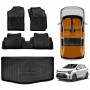 3D Floor Mats Boot Liner for Kia Picanto 2016-2025 All Weather Heavy Duty Cargo Car Trunk Luggage Tray