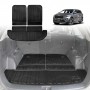 3 Pcs Boot Liners for Kia Sorento UM Series 2015-2020 All Weather Heavy Duty Cargo Trunk Mat Luggage Tray Car Accessories