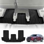 3D Third Row Seat Floor Mat for Toyota Kluger 2021-2025 Heavy Duty All Weather Car Mats Carpet Liner