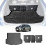 Boot Liner Kick Mats Set for Lexus RX350 RX350h RX500h 2022-Onwards All Weather Heavy Duty Cargo Car Trunk Back Seat Protector