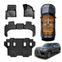 3D Heavy Duty All Weather Car Mat Floor Liner Full Set for Lexus LX Series LX500d LX600 2021-2025