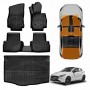3D Floor Mats Boot Liner for Mazda 2 Hatch 2014-2025 DJ Series All Weather Heavy Duty Cargo Car Trunk Luggage Tray