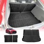 Boot Liner Kick Mats Set for Mazda 3 Hatch BP Series 2019-Onwards All Weather Heavy Duty Cargo Car Trunk Back Seat Protector