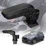 Central Armrest Storage Box with Cup Holder for Mazda CX-3 CX3 2015-2025 Arm Rest Car Interior Accessories