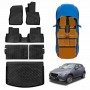 3D Floor Mats Boot Liner Set for Mazda CX-3 CX3 2015-Onwards All Weather Heavy Duty Cargo Kick Mats Back Seat Protector Cover