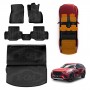 3D Floor Mats Boot Liner Set for Mazda CX-70 CX70 2024-Onwards All Weather Heavy Duty Cargo Car Trunk Luggage Tray