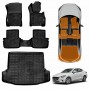 3D Floor Mats Boot Liner for Mazda 2 Sedan 2014-2025 DL Series All Weather Heavy Duty Cargo Car Trunk Luggage Tray