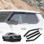 Weathershields for MG MGU9 Dual Cab 2025-Onwards Car Weather Shields Wind Deflectors Window Sun Visor 4 Pcs