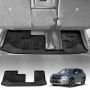 3D Third Row Seat Floor Mat for Mitsubishi Outlander ZM Series PHEV 7-Seater 2021-2025 Heavy Duty All Weather Car Mats Carpet Liner